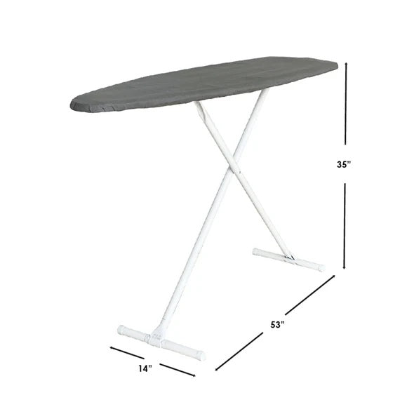 Seymour Home Adjustable Height, T-Leg Ironing Board With Perforated Top - Assorted Colors