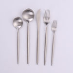 Vikko Dine Vera Two Tone Flatware, 20 Pc Set, Service for 4, 18/10 - Assorted Styles