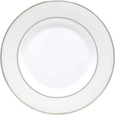 Lenox Opal Innocence Stripe, White Bone China , 24K Platinum Accents, Assorted Style Plates