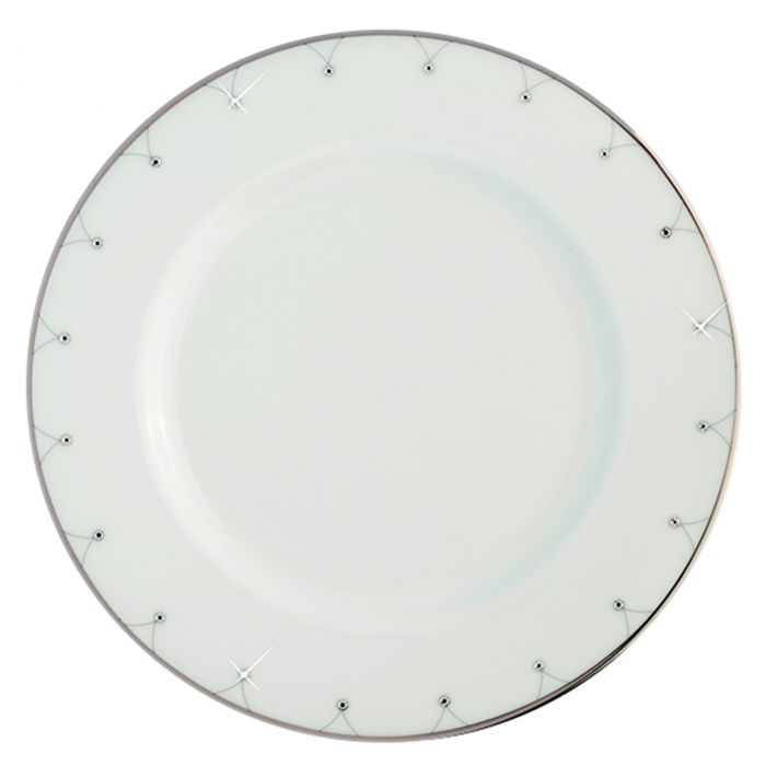 Prouna Princess Platinum Fine Bone China, Assorted Style Plates