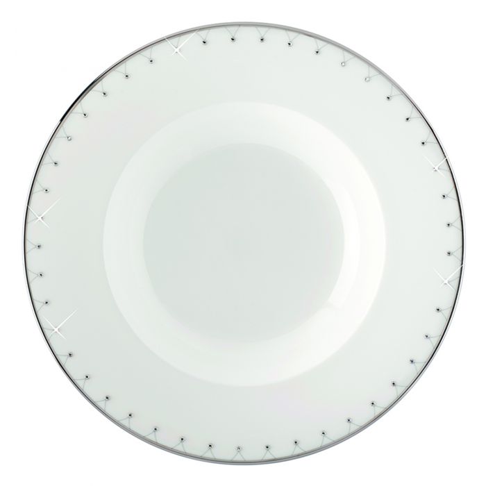 Prouna Princess Platinum Fine Bone China, Assorted Style Plates