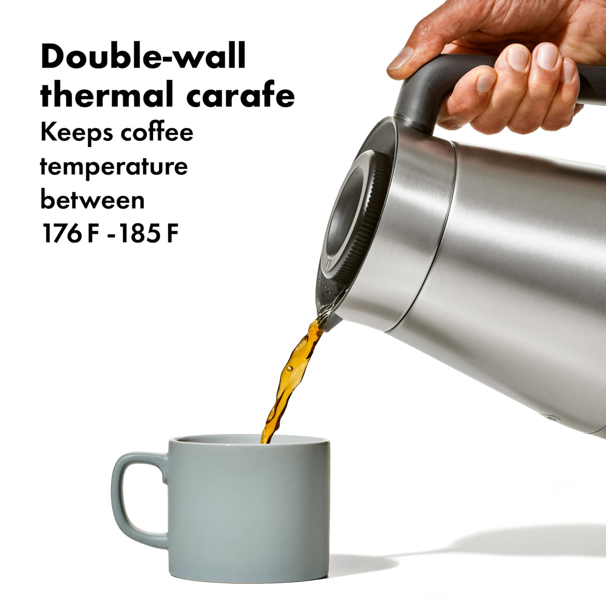 OXO BREW 12 CUP COFFEE MAKER WITHPODLESS SINGLE-SERVE FUNCTION