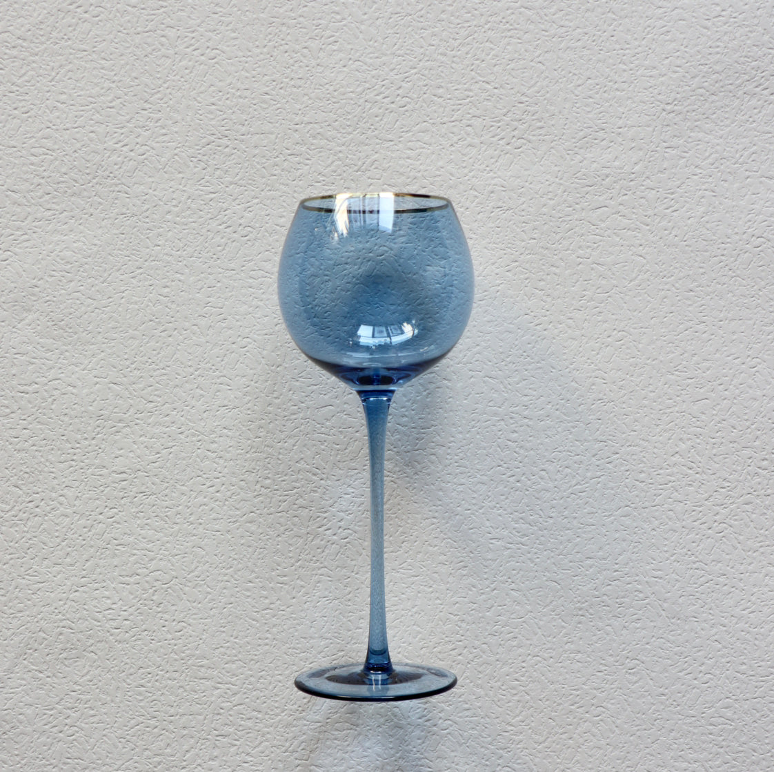 Vikko Decor Platinum Gold Rimed Ball Wine Glass, 17 oz, Set Of 6 - Assorted Colors