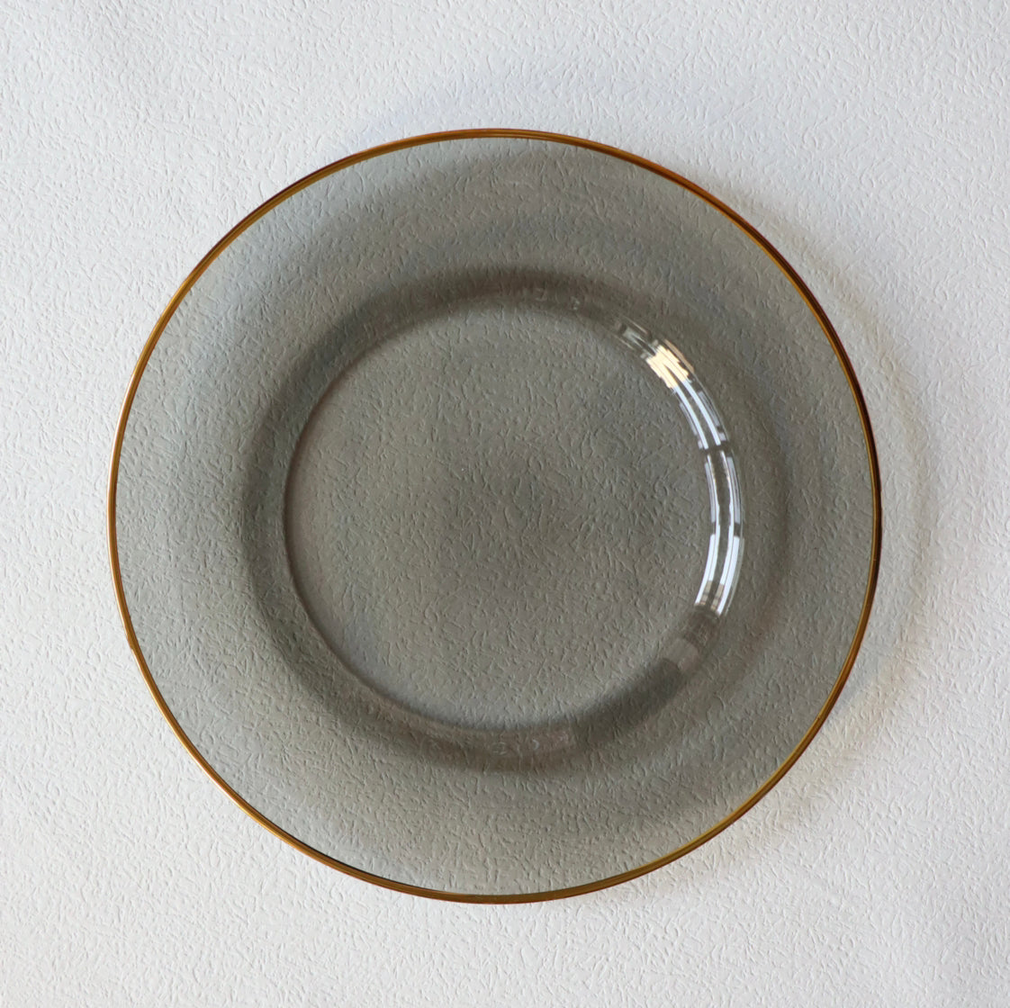 Vikko Decor Platinum Gold Rimmed Colored Glass Charger 13" - Assorted Colors