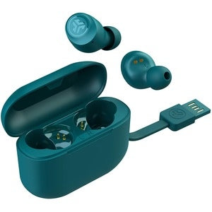 JLab Go Air Pop True Wireless Bluetooth Earbuds with Covered Charging Case, Assorted Colors