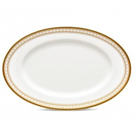 Noritake Trefolio Gold Fine Bone China, Assorted Style Plates
