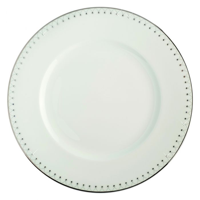 Prouna Princess Platinum Fine Bone China, Assorted Style Plates