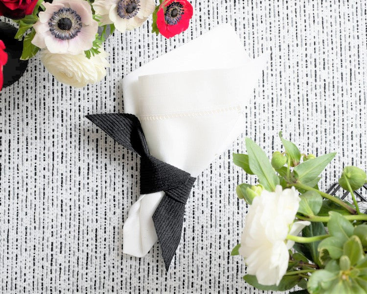 Parfetty Reversible Corduroy Collection Napkin Twists, Set Of 4 - Assorted Colors