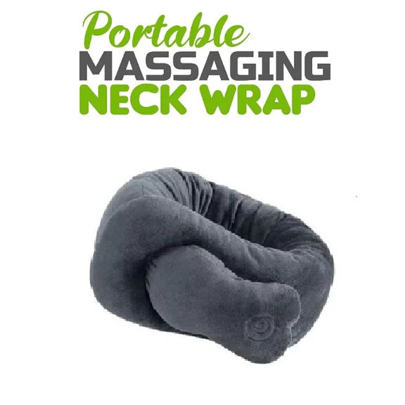 Pursonic Portable Neck & Shoulder Adjustable Massaging Wrap, Blue