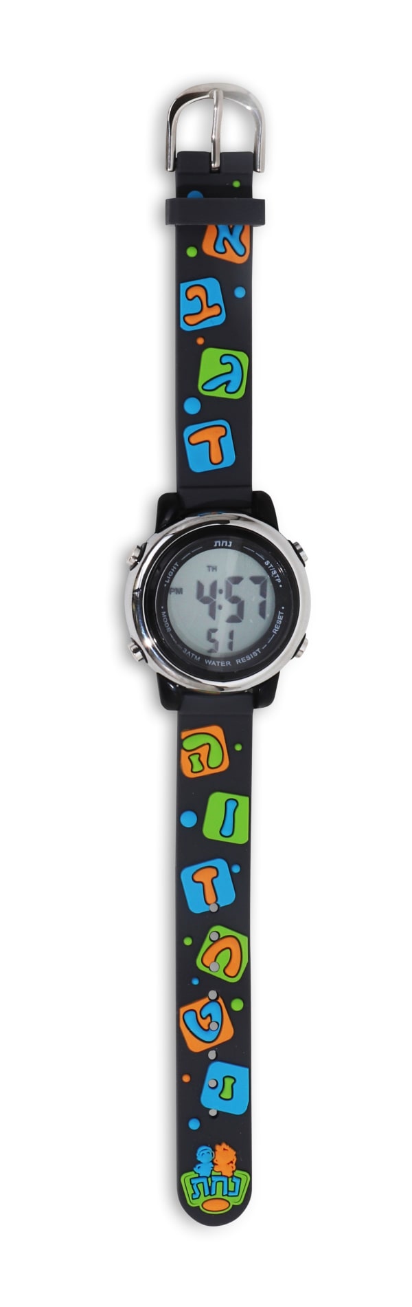 A&M Judaica Cute Kids Alef Bais Watch - Assorted Colors