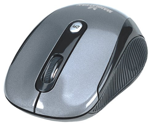 Manhattan Performance Wireless 2000 Ddi USB Optical Mouse with Four Buttons and Scroll Wheel (177795)