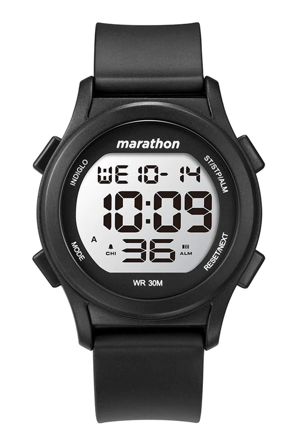 Timex Marathon Digital 40mm Resin Band, Black