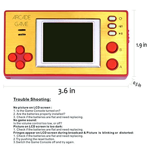 Westminster Throwback Pocket Video Game Console, 150+ Games
