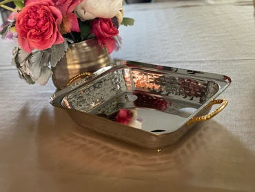 Twisted Handles Aluminum Pan Holder, Assorted Styles