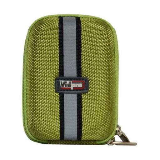 VidPro ACT-15 LARGE Hard Shell Digital Point-n-Shoot Camera Carry Case, Green - 4.75" x 2.75" x 1.75".