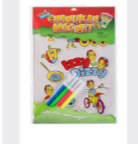 Izzy 'n Dizzy Chanukah Magnet Coloring Kit