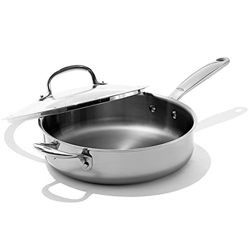 OXO Good Grips Tri-Ply Stainless Steel Pro 4-Qt. Covered Saute Pan