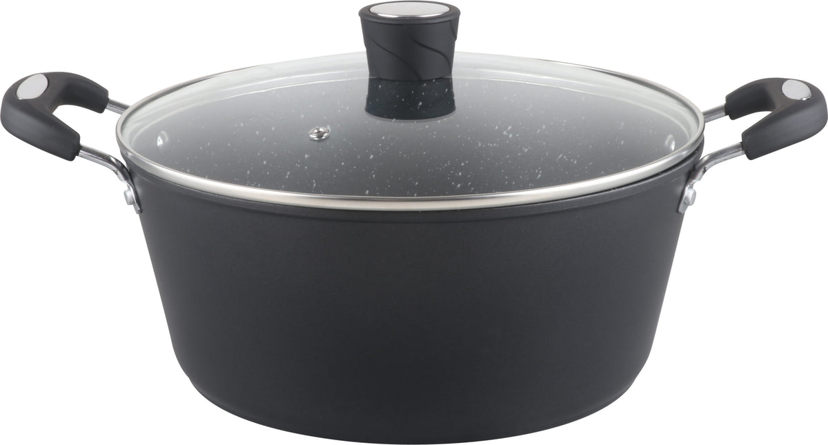 Millvado - Rainbow Non Stick Frying Pan with Black Silicone Handle - Assorted Sizes