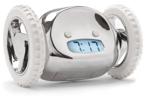 Clocky Loud Runaway Alarm Clock on Wheels for Heavy Sleepers - Assorted Colors