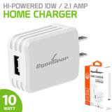 Cellet CyonGear 10W / 2.1 Amp Hi-Powered USB Home Charger, Wall Adapter - White