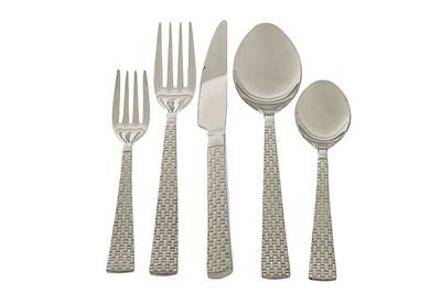 Classic Touch 20 Piece Flatware Set, 18/10 Cr-Ni Stainless Steel - Serving for 4