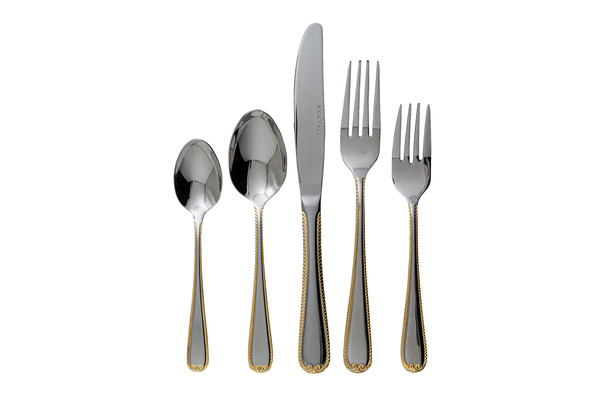 Artika Gold 20 Piece Cutlery Flatware Set