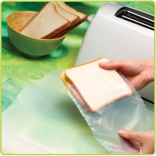 Toast It 1814 Reusable Toaster Bags, 2 Pack (Perfect for Pop Up Toasters, Sandwich Makers) POPTOAST
