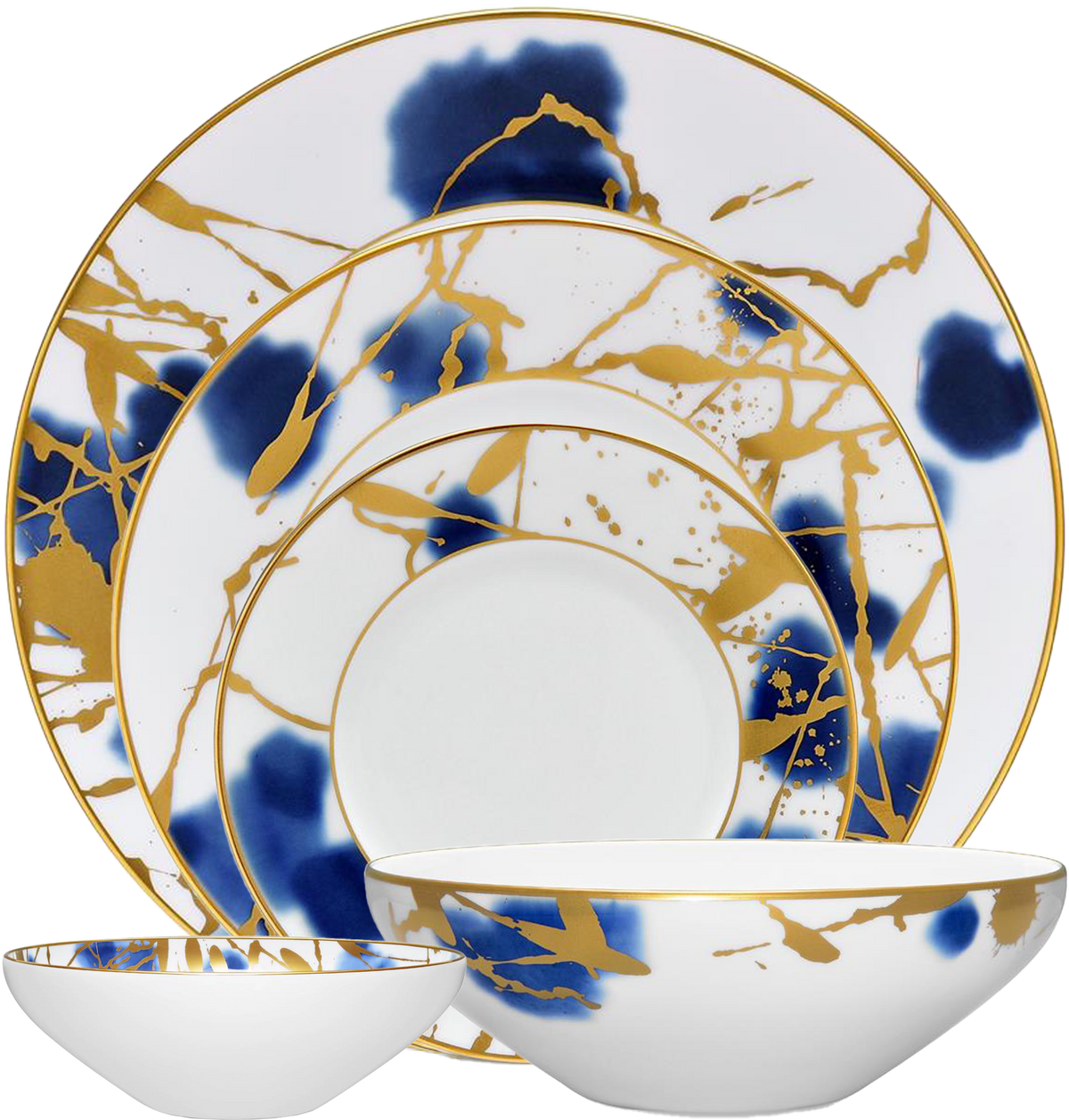 Noritake Jubilant Days Gold, 20 Piece Fine Porcelain China Dinnerware Set