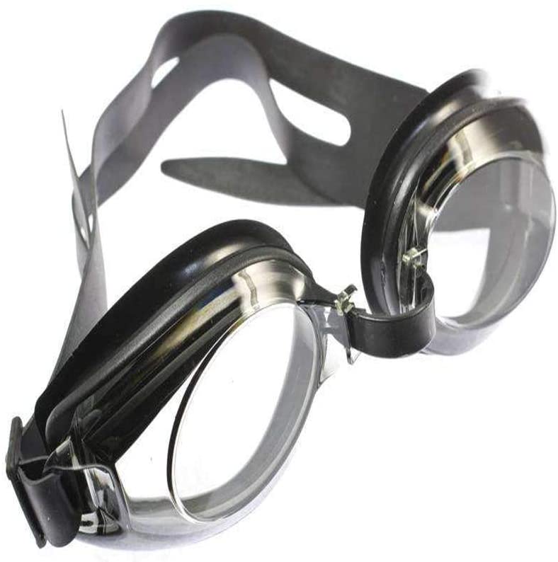 GAOGE Anti Fog UV Protection Swimming Goggles for Adults and Children - Includes Nose Clip and Ear Plugs, Black