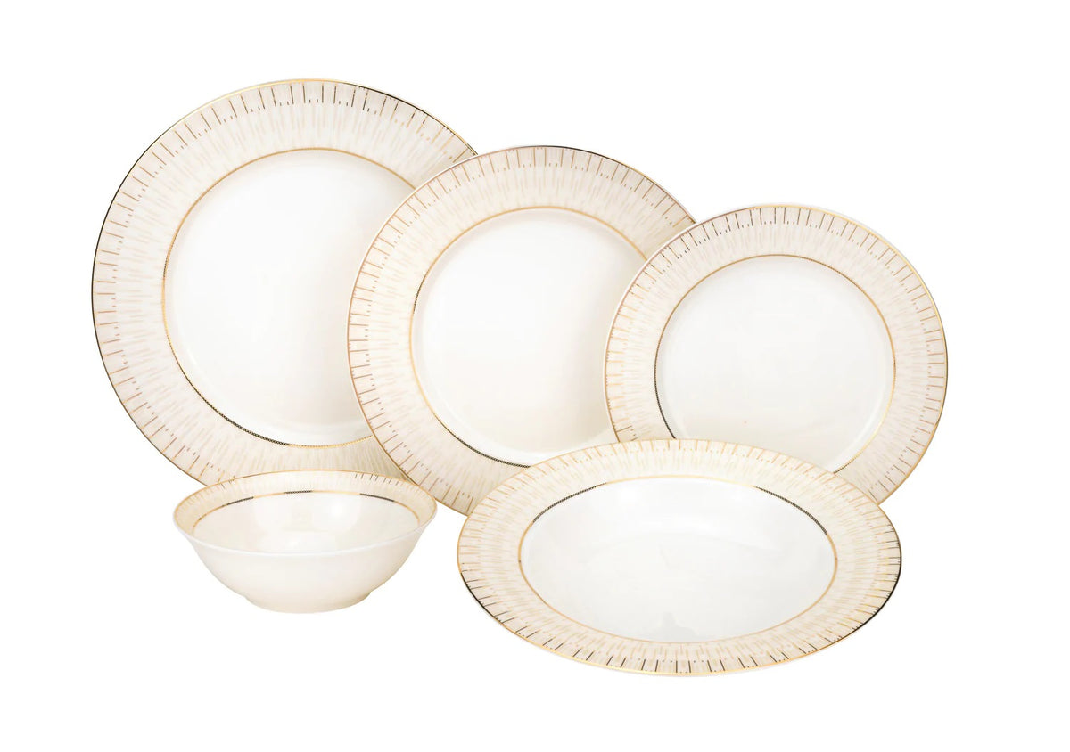 Joseph Sedgh Lauren 20 Piece Bone China Dinnerware Set, Service for 4