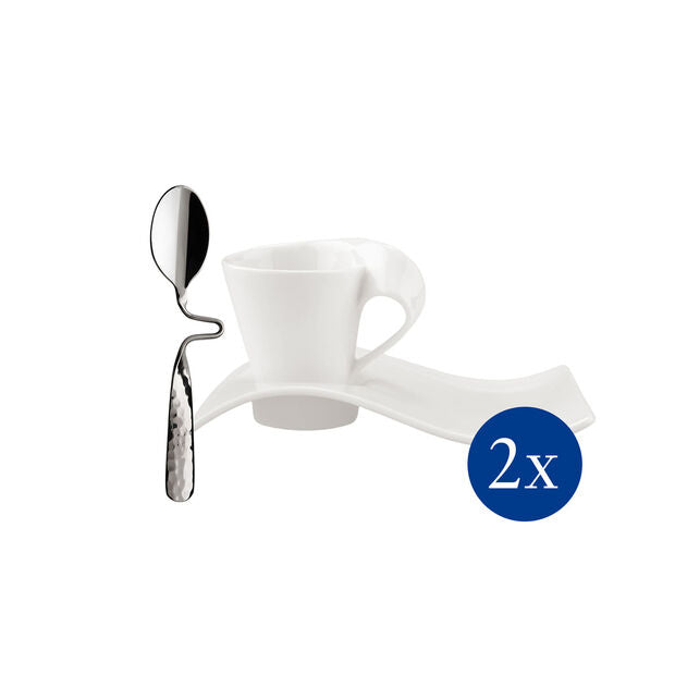 Villeroy & Boch NewWave Caffé Espresso Set For 2
