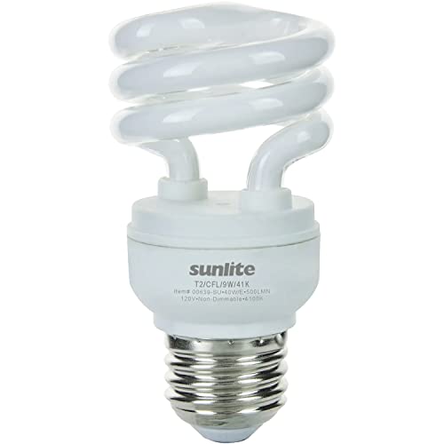 Sunlite Cool White Mini Spiral CFL Light Bulb