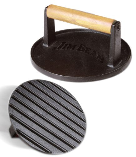 Jim Beam Black Cast Iron Burger Press
