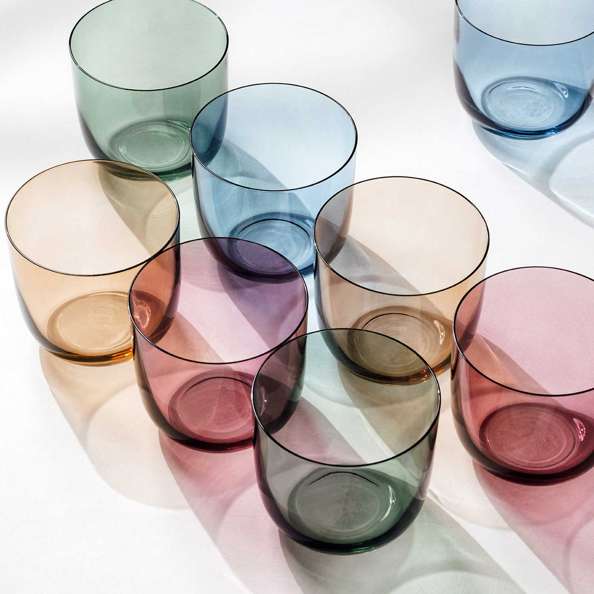 Villeroy & Boch 12.25oz Water Tumbler Glass, Set of 2 - Assorted Colors