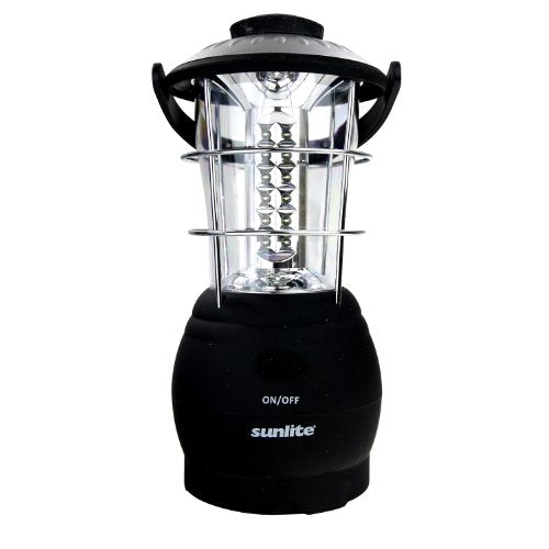 SUNLITE SUPER BRIGHT 36 LED LANTERN W/ BUILT IN COMPASS(USES 4 D BATTERIES)