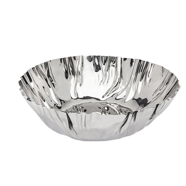 Godinger Stainless Silver Crumpled Edge Bowl