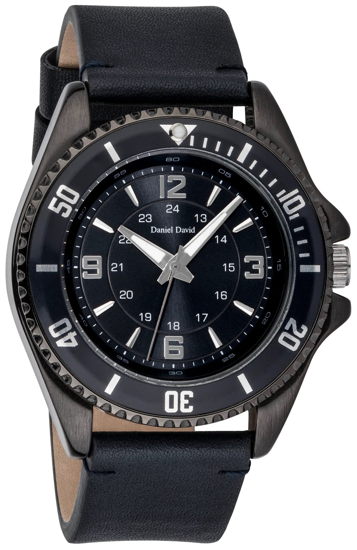 Marciano - Daniel David Classic Men's Analog Watch 12 & 24 Hour Time, Dark Blue