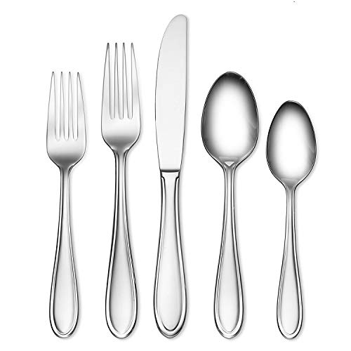 Hampton Forge Gourmet Frosted 20 Piece Flatware Set, Service for 4