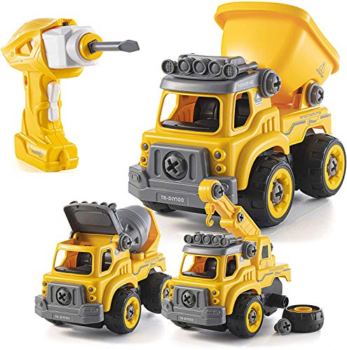 Top Race Take Apart Toys with Electric Drill