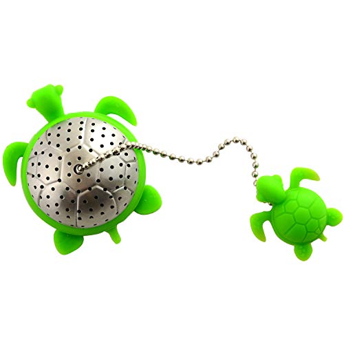 Norpro Stainless Steel Turtle Tea Infuser , Green