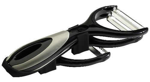Jamie Oliver All Purpose 3-in-1 Peeler, Includes straight blade for ha