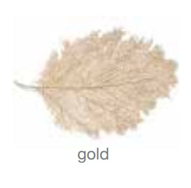 Elegant Sparkling Metallic Leaf Placemat (Gold)