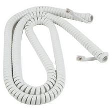 Rca TP282W Telephone Handset Coil Cord 25 Foot - White
