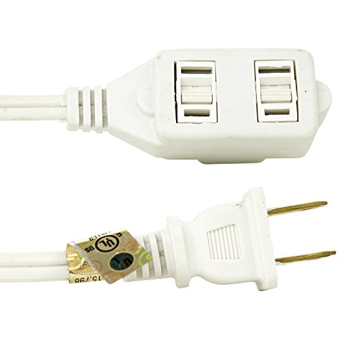 Sunlite 9 ft White Extension Cord