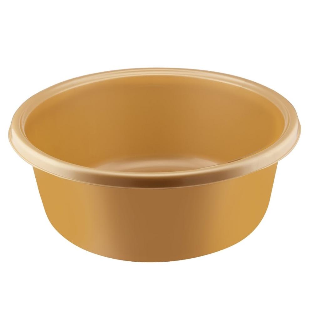 YBM HOME Round Plastic Wash Basin 1148 Gold