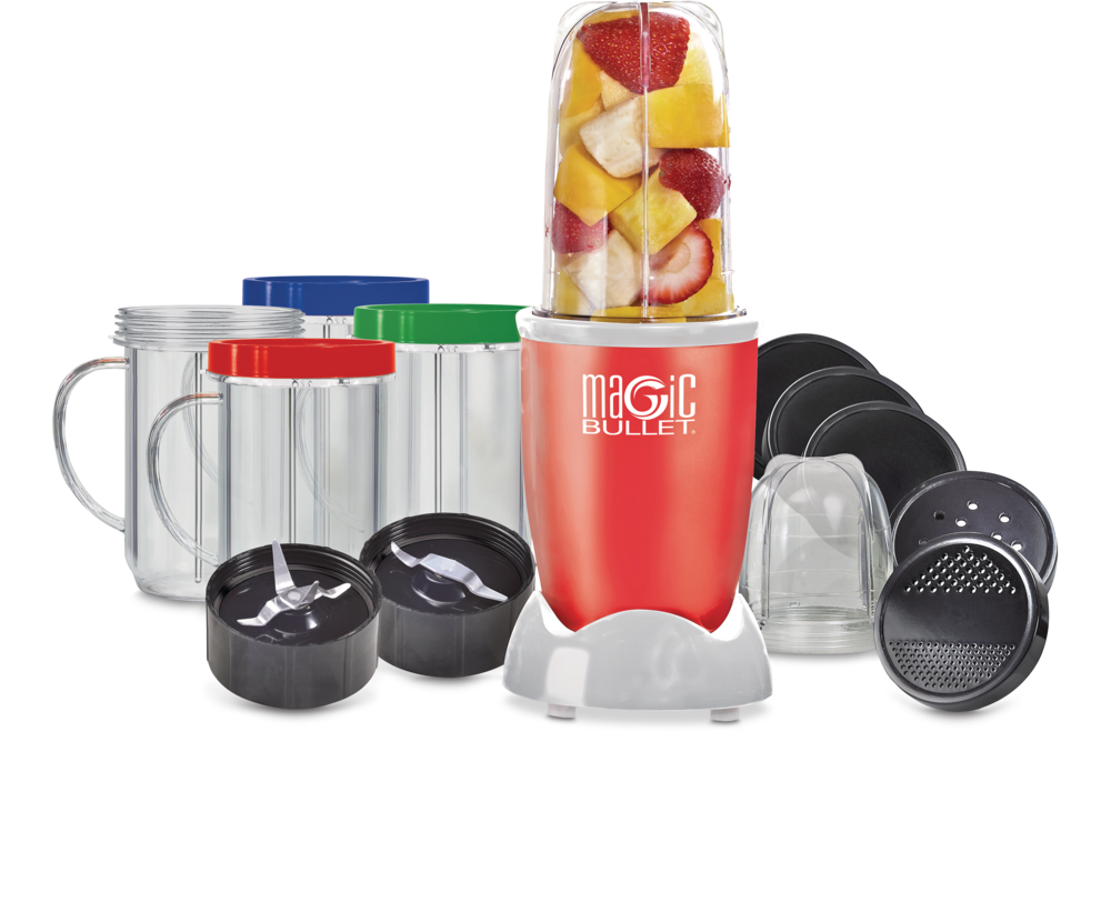 Magic Bullet 17 Piece Food Processor red-limited Edition - The Original - As