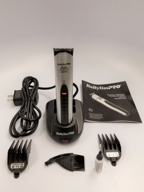Babyliss FX760 Cordless Rechargeable Trimmer DUAL VOLTAGE With Croc Bag Includes: Detachable 30mm Stainless Steel Blade, 2 Comb Attachments 1/4" and 3/8"
