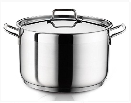 Sturdy Stainless Steel Stockpot 9 Qt