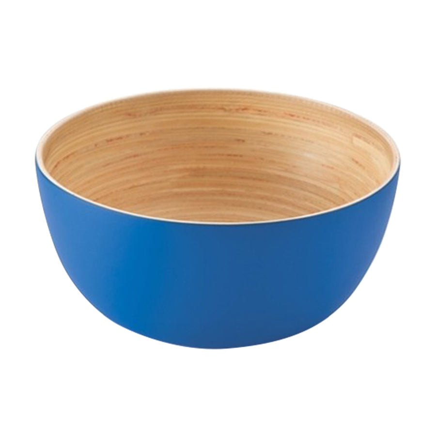 Brilliant Bamboo Salad Bowl, Blue