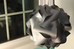 Infinity Lights Small 10" 30 Pc. Puzzle Lamp Shade Lantern, Silver